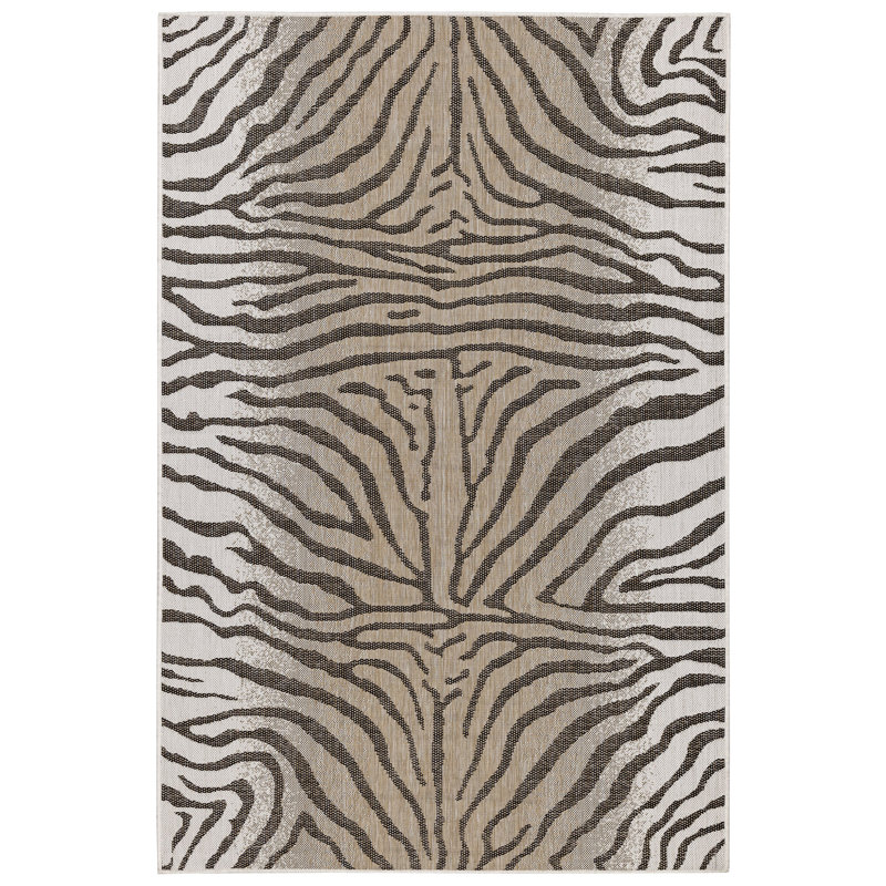 World Menagerie Osman Animal Print Pattern Sand Gray Indoor Osman Animal Print Pattern Sand