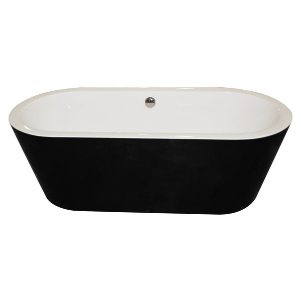 Dualita 63 x 31.4 Freestanding Soaking Bathtub by ANZZI