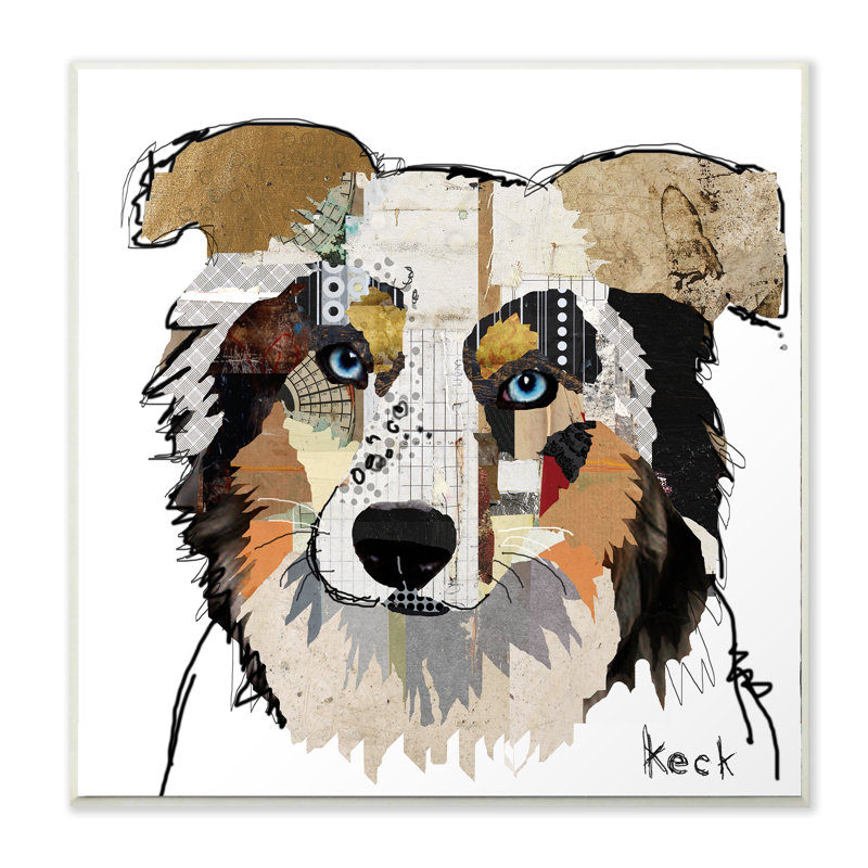 australian shepherd wall art