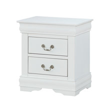 White Lacquer Nightstand Wayfair