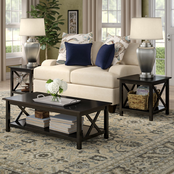 Donny 3 Piece Coffee Table Set by Red Barrel Studi