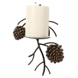 Pinecone Iron Sconce