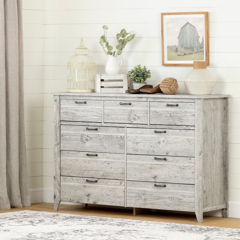 South Shore Lionel 9 Drawer Double Dresser Reviews Wayfair