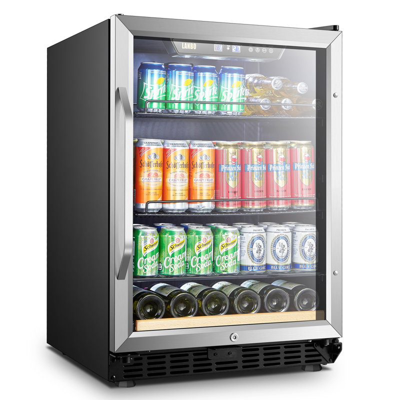 Lanbo Built In 110 Can 23 Convertible Beverage Refrigerator Reviews Wayfair