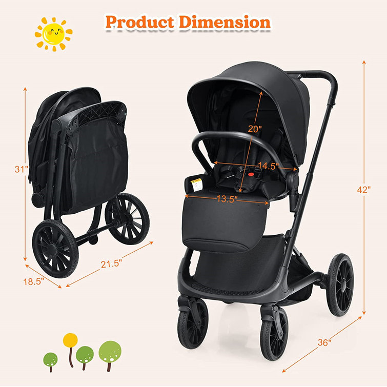 compact fold travel system