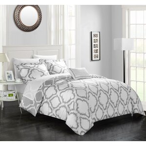 Borgata 4 Piece Reversible Duvet Set