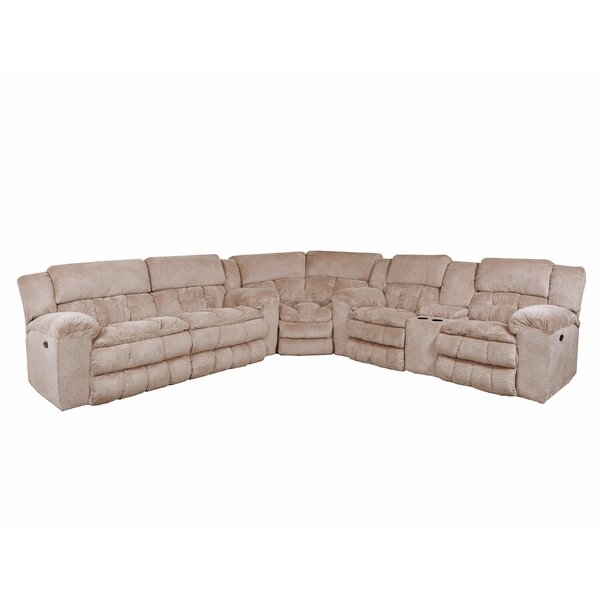 Henning Reversible Simmons Upholstery Reclining Sectional By Darby Home Co