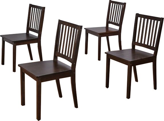 Jeane Solid Wood Dining Chair (Set of 4) by Red Barrel Studio