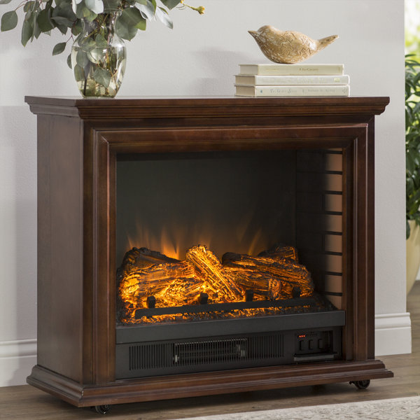 McGregor Mobile Electric Fireplace by Charlton Home
