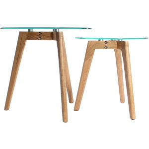 2-tlg. Couchtisch-Set Charles Jacobs von Wildon ..