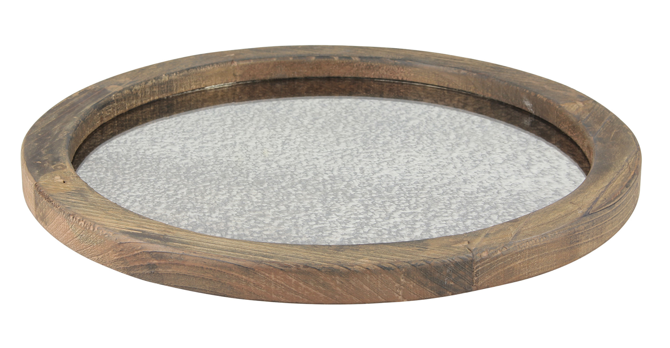 Gracie Oaks Tipton Round Wood Serving Tray Reviews Wayfair