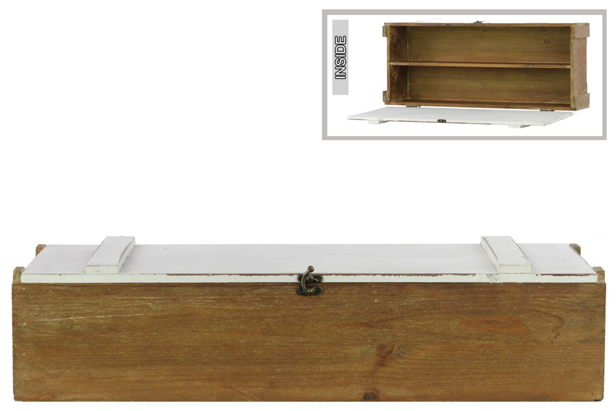 Urban Trends Wooden Lock Wood Box & Reviews Wayfair