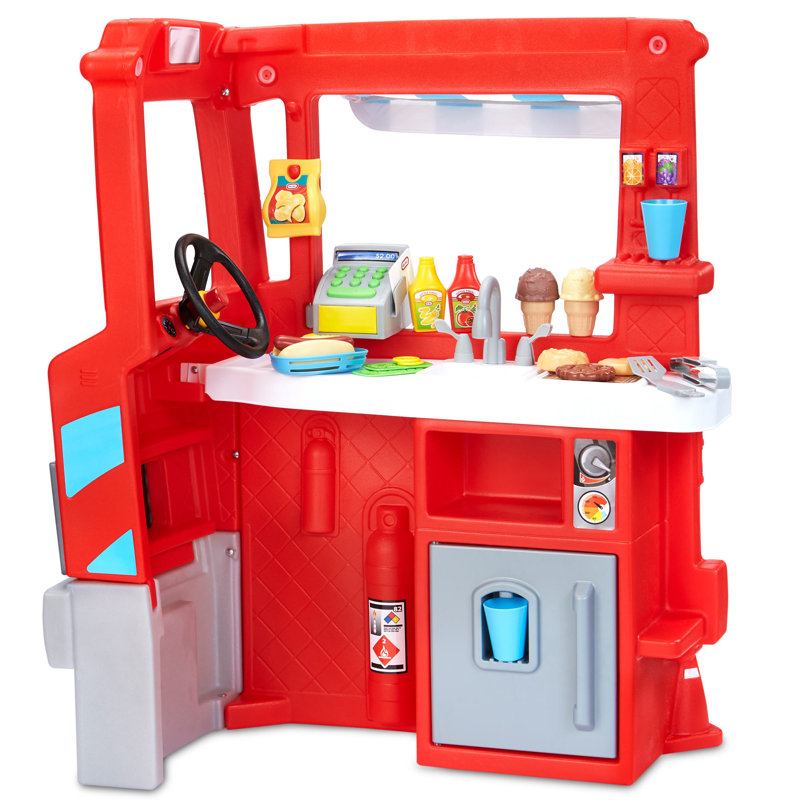 Little Tikes 2 In 1 Food Truck Kitchen Set Reviews Wayfair Little Tikes 2 In 1 Food Truck Kitchen