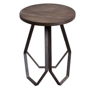 Genevieve Geometric End Table by Ivy Bronx