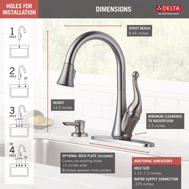 16968 Sssd Dst Sd Dst Rbsd Dst Delta Talbott Pull Down Single Handle Kitchen Faucet With Magnatite Docking And Diamond Seal Technology Reviews Wayfair