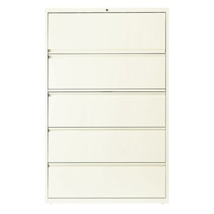 5-Drawer Lateral File with Binder Storage