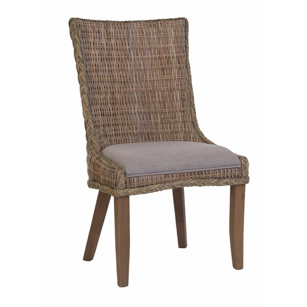 Southchase Wicker Woven Upholstered Dining Chair (Set Of 2) By Rosecliff Heights