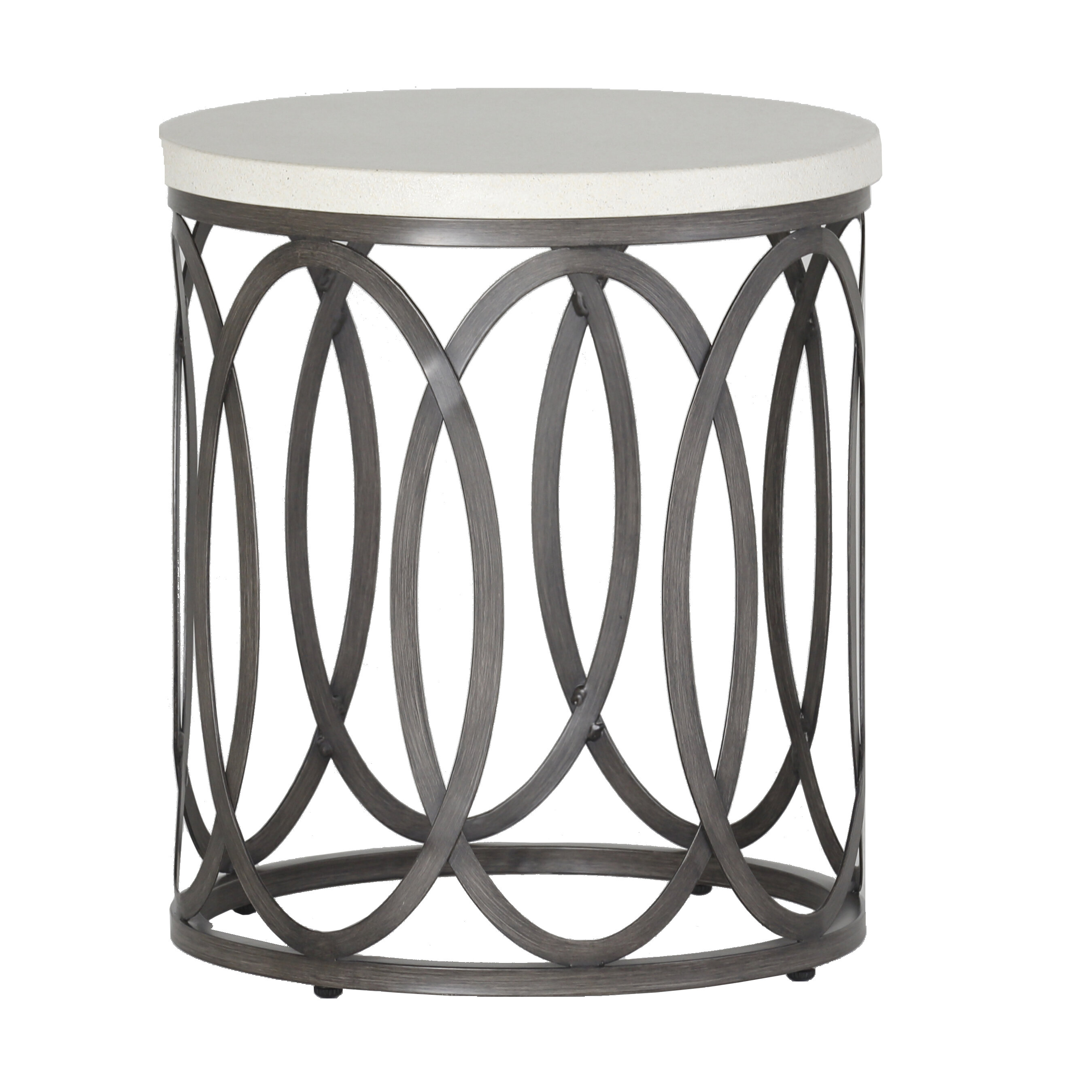 Summer Classics Ella Stone Concrete Side Table Wayfair