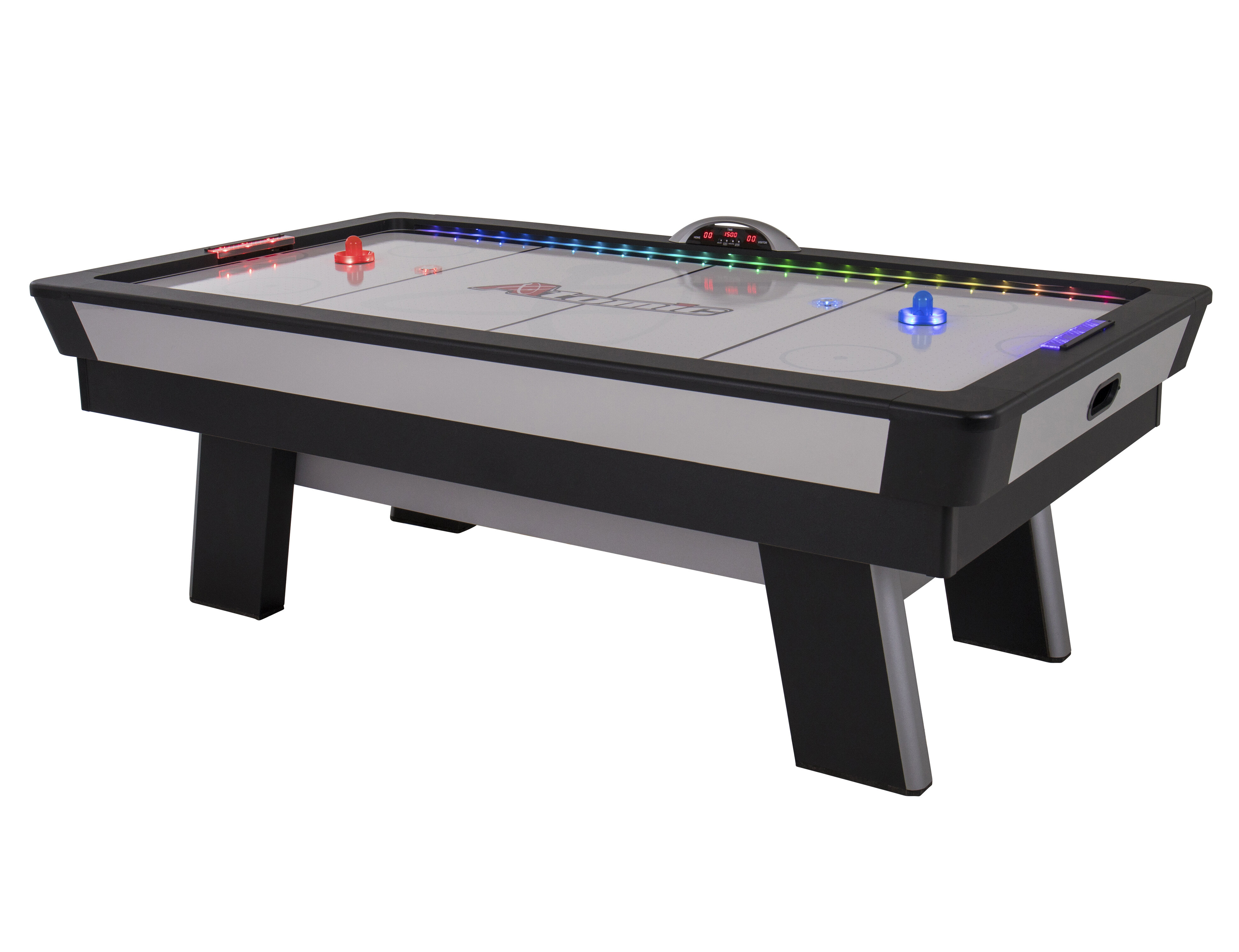 Atomic 7 5 Two Player Air Hockey Table With Digital Scoreboard