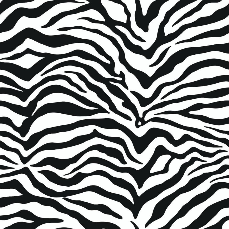 Black and white 33 x 20 5 zebra print wallpaper Black and white 33 x 20 5 zebra print wallpaper