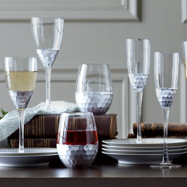 Chauncey Stemless Wine Glass (Set of 4) by Birch Lane™