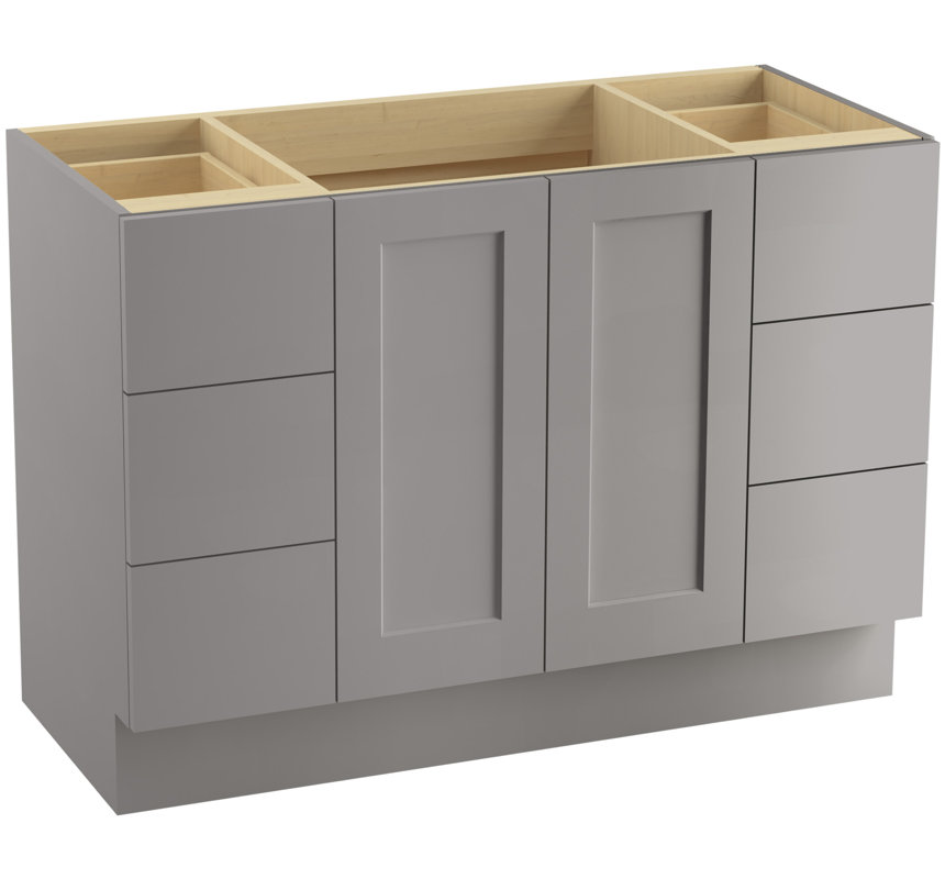 Kohler Poplin™ 48" Vanity with Toe Kick, 2 Doors and 6 Drawers