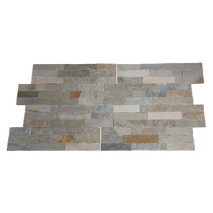 Real Stone Wall Panels Wayfair Canyon Random Sized 16 X 7 Natural Stone Subway Tile In Medium Gray Beige Set Of 10