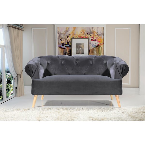 Everson Chesterfield Loveseat By Mercer41