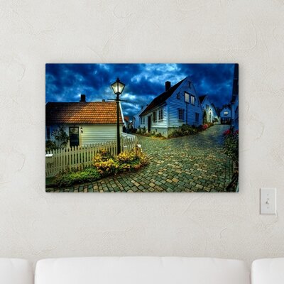 'Little Houses' Photographic Print on Canvas August Grove® Size: 9