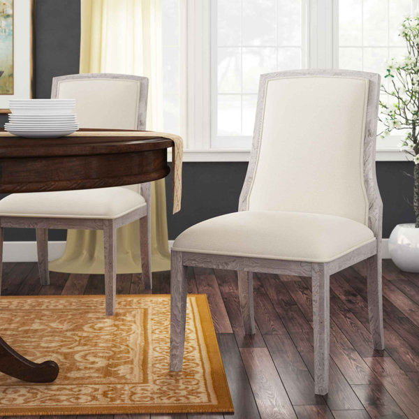 Criteria Upholstered Side Chair in Off White by Bernhardt Bernhardt