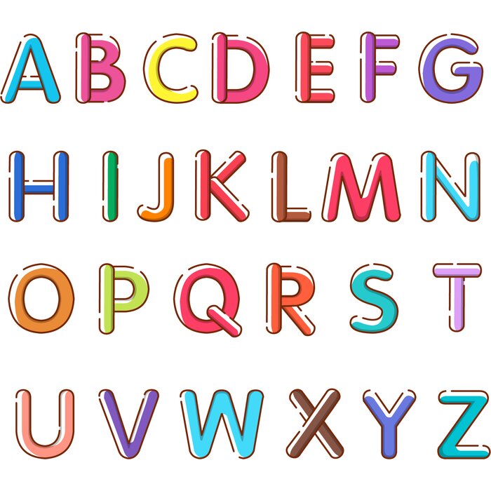 Isabelle & Max™ Conklin Picniva Alphabet ABC Peel and Stick 26 Piece ...