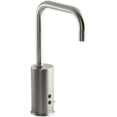 Gooseneck Single Hole Touchless Hybrid Energy Cell Powered
