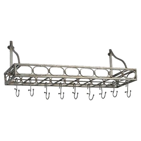 Old Dutch Wall Mounted Bookshelf Pot Rack Reviews Wayfair