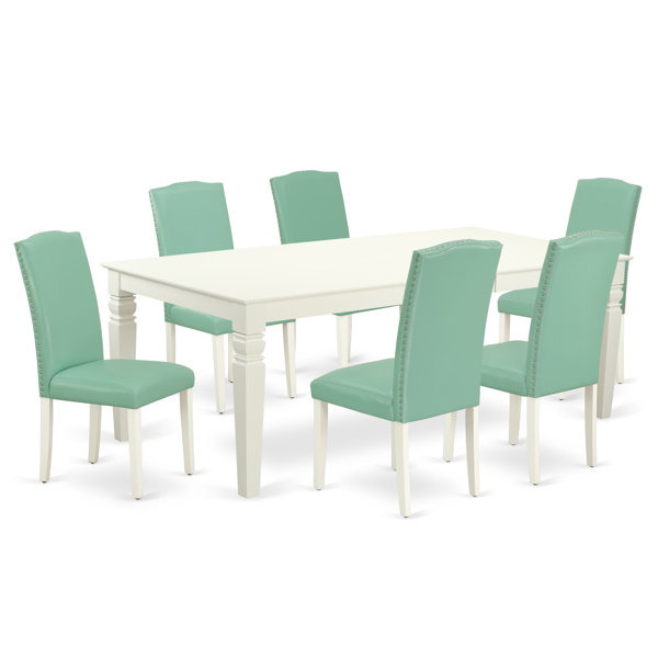 Treanor 7 Piece Extendable Solid Wood Dining Set by Winston Porter Winston Porter