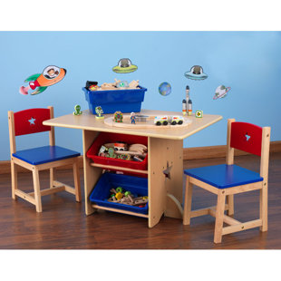 Modern Kids Table And Chairs Wayfair Star Kids 5 Piece Table And Chair Set