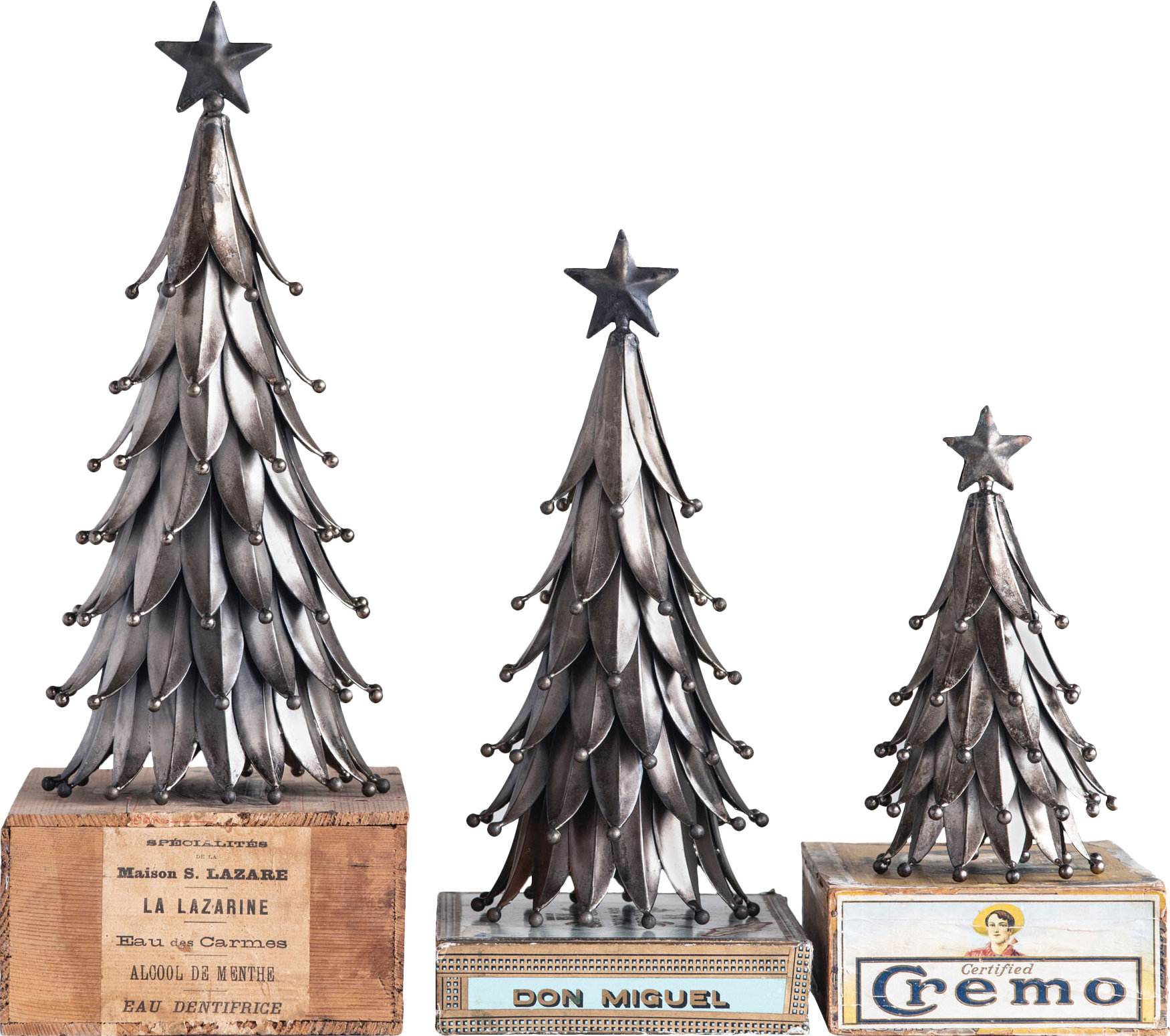 Greyleigh Metal Christmas Tabletop Tree Reviews Wayfair Greyleigh Metal Christmas Tabletop Tree