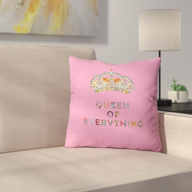 queen of everything pillow