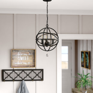 Breakfast Table Chandelier Wayfair Eastcote 3 Light Globe Chandelier