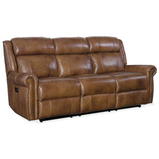 Italian Leather Sofa Recliner Wayfair Esme Leather Reclining Sofa