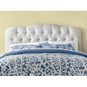 Davina Tufted Shantung Arch Upholstered Headboard by Willa Arlo Interiors