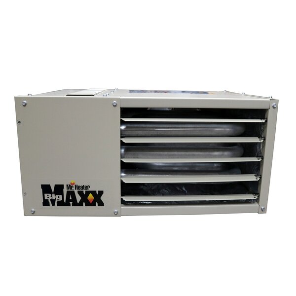 Big Maxx Garage Unit Natural Gas/Propane Forced Air Ceiling Mounted Heater By Mr. Heater