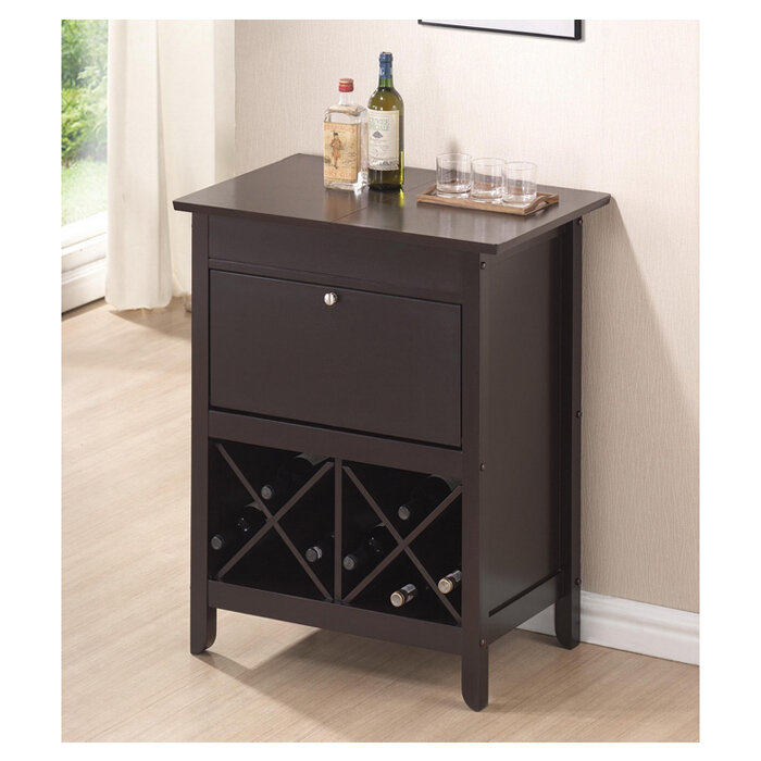 Andover Mills Lucrezia Dry Bar With Wine Storage Wayfair