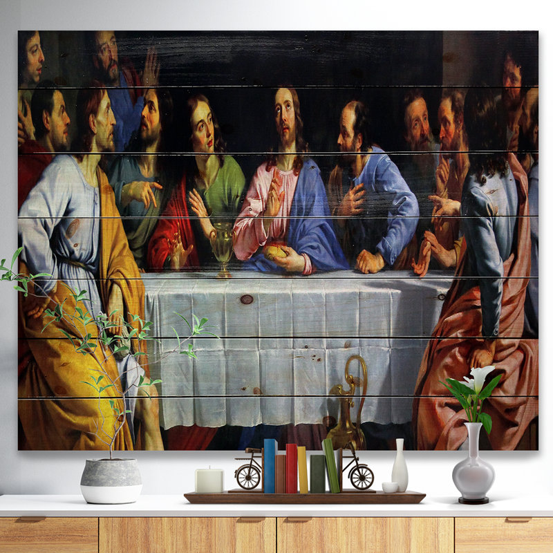 East Urban Home The Last Supper Graphic Art Print On Wrapped