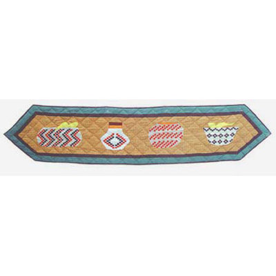 Indian Baskets Table Runner Patch Magic