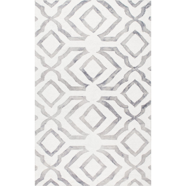 Beatrix Light Gray Area Rug by Mercer41