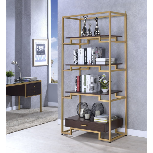 Danyel Etagere Bookcase by Everly Quinn