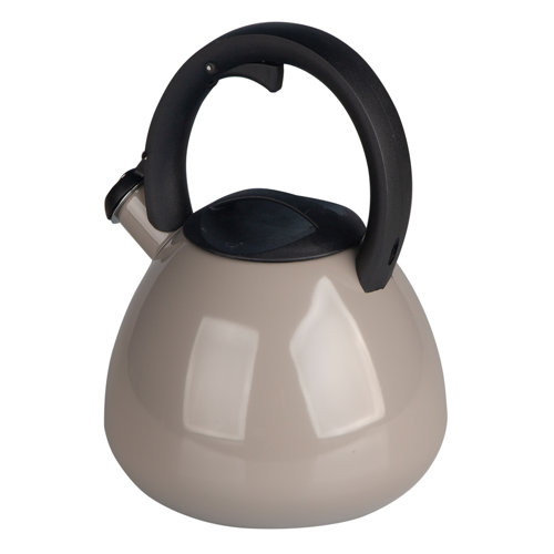 Marquardt 2.5L Stainless Steel Whistling Stovetop Kettle Symple Stuff Colour: Taupe