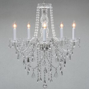 Hoffman 5-Light Crystal Chandelier