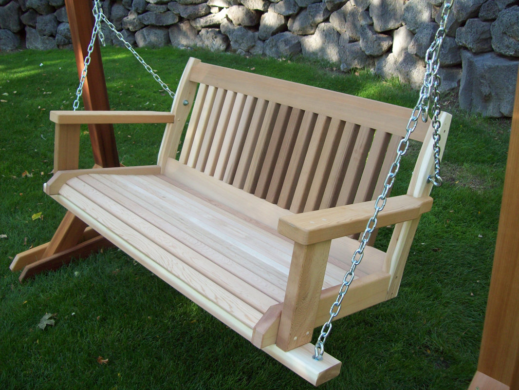 WoodCountry Cabbage Hill Porch Swing & Reviews Wayfair