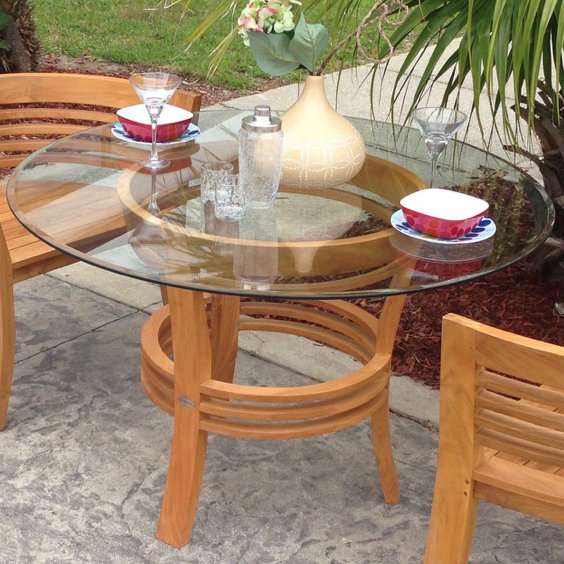 Half Moon Dining Table By Chic Teak New Design